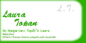 laura topan business card